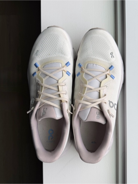 On Running Shoes - On Running Women's Neutral-Tone Running Shoes with Pastel Accents